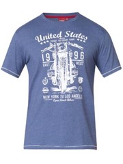 NEW Mens Big Size Duke USA OPEN ROAD BIKERS TOUR D555 Tee Shirt 2XL & 6XL ONLY