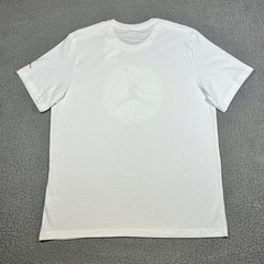 Jordan Mens White Multi Color Confetti Jumpman Graphic T-Shirt FN6006-100 XL
