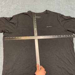 Eddie Bauer T Shirt Men 2XL Black Cotton Dark Wash Streetwear Comfort Travel Tee