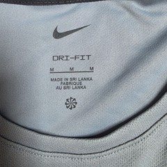 Nike Men’s Miler Dri-FIT Running T-Shirt in Smokey Grey BNWT Size Medium