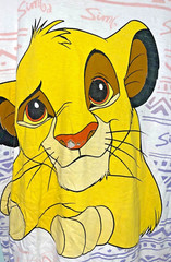 Disney The Lion King Simba Tribal All Over Print Double Sided One Size Vintage