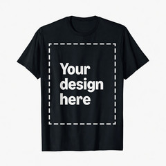 Custom Team T-Shirt Upload Logo Photo Text Front Back Cotton Tee