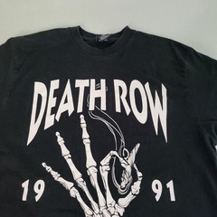 Death Row Records 1991 Snoop Dog Graphic Tee T-Shirt Black Size M
