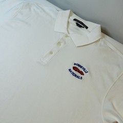 Bonneville Salt Flats Speedway Nationals Shirt Polo White Men’s XL