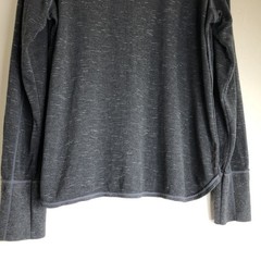 Robert Graham Men’s Sz XL Dark Gray Pullover Tee T-Shirt Long Sleeve 100% Cotton