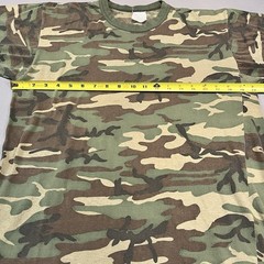 Vtg Woodland Camouflage Shirt Medium Green 80s USA Made Single Stitch Gorpcore