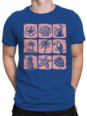 Tropical Icons: Paradise Vibes Men’s T-shirt