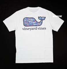Vineyard Vines Men SS Pocket Crew Tee T-Shirt “BONEFISH IN CORAL WHALE” Edition