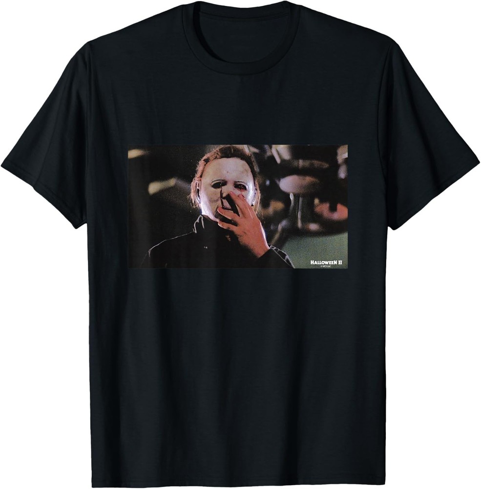 Halloween II Michael Myers Mask Movie Still T-Shirt