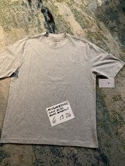 NWT Nike Air Jordan Jumpman EMB T-Shirt Light Heather Grey &White Men’s Size M