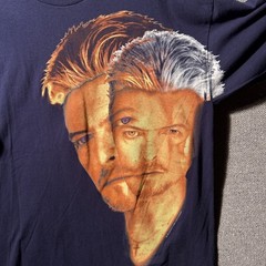 Vintage 1995 David Bowie Outside Tour T Shirt Navy XL Brockum Made In USA