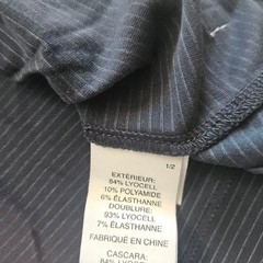 Vuori Linear Tech Tee Chest Pocket Blue Striped Activewear Mens XXL