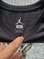 (NWT) 2018 Air Jordan “Gold Toe” Graphic Tee Mens Size Large Slim Fit