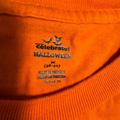 Way to Celebrate Size M Halloween Jack-O-Lantern Pumpkin Graphic T-Shirt Fall