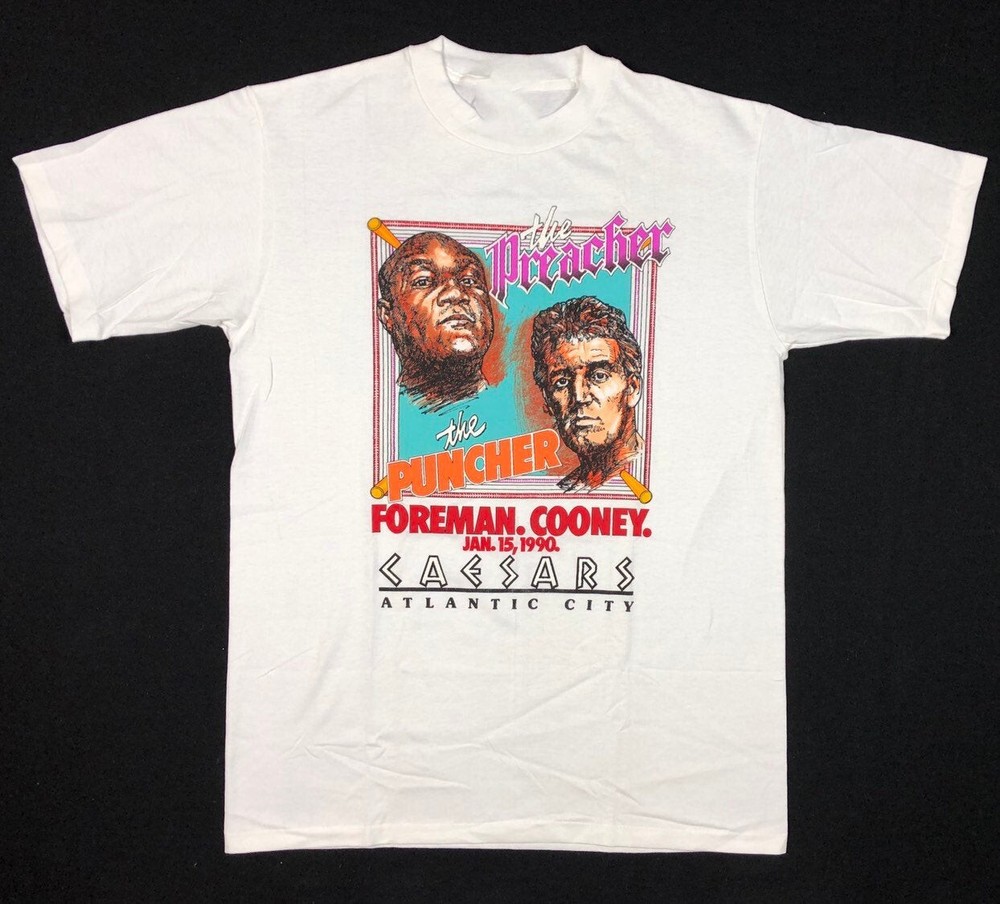 George Foreman Vs Gerry Cooney T-shirt For men Women All Size S-234XL US818