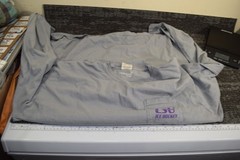 Vtg Louisiana State University ICE HOCKEY Long Sleeve T Tigers Geaux LSU MENS XL