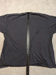D Nero Shirt Mens XL Black Revelation Band Doom Metal Y2K Skull Cross Grunge