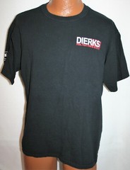 DIERKS BENTLEY 2009 Feel That Fire Concert Tour CREW ONLY T-SHIRT L Country