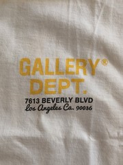Gallery Dept Drive Thru Tee Mens Large Cream NWT Beverly Hills Streetwear