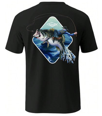 Palmyth Fishing T-Shirts Men UPF 50+ Sun Protection Rash Guard Short Sleeve Tee