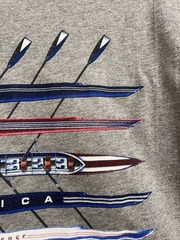 Vintage Nautica Shirt NWT 1990’s US Challenge Sailing Rowing J-Class Sculling