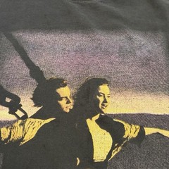 Vintage 1998 Titanic Movie Promo Shirt Size Large Jack Rose Leonardo DiCaprio