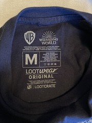 Loot Crate Harry Potter Shirt Medium Blue Sorcerer Stone Challenges Long Sleeve