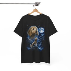 Maltipoo Howling To The Moon Funny Dog Lover Comfort Tee