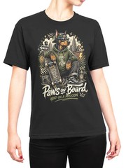 Paws on Board Doberman T-Shirt | Unisex