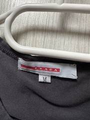 Prada Sport Vintage Faded Mens Red Tab T-Shirt