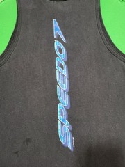 VINTAGE Speedo Men’s Size L Black Swimmer Swimming Tank Top Made In USA