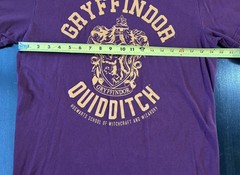Harry Potter Gryffindor T Shirt Men’s Large Warner Bros. Burgandy 100% Cotton