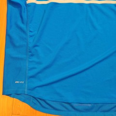 Mens Nike Dri-Fit UV Miler Reflective Running Shirt sz.XL Blue NWT Breathable