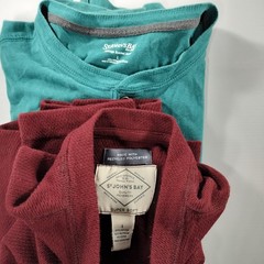 Lot of 10 Pull Over Long Sleeve T-shirts Mens Size M/L/XL/2XL