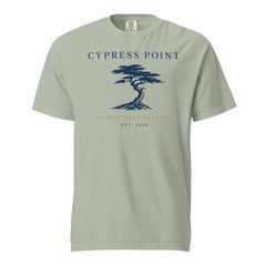 Cypress Point Golf Shirt Comfort Colors Monterey Coast Tree Tee Gift
