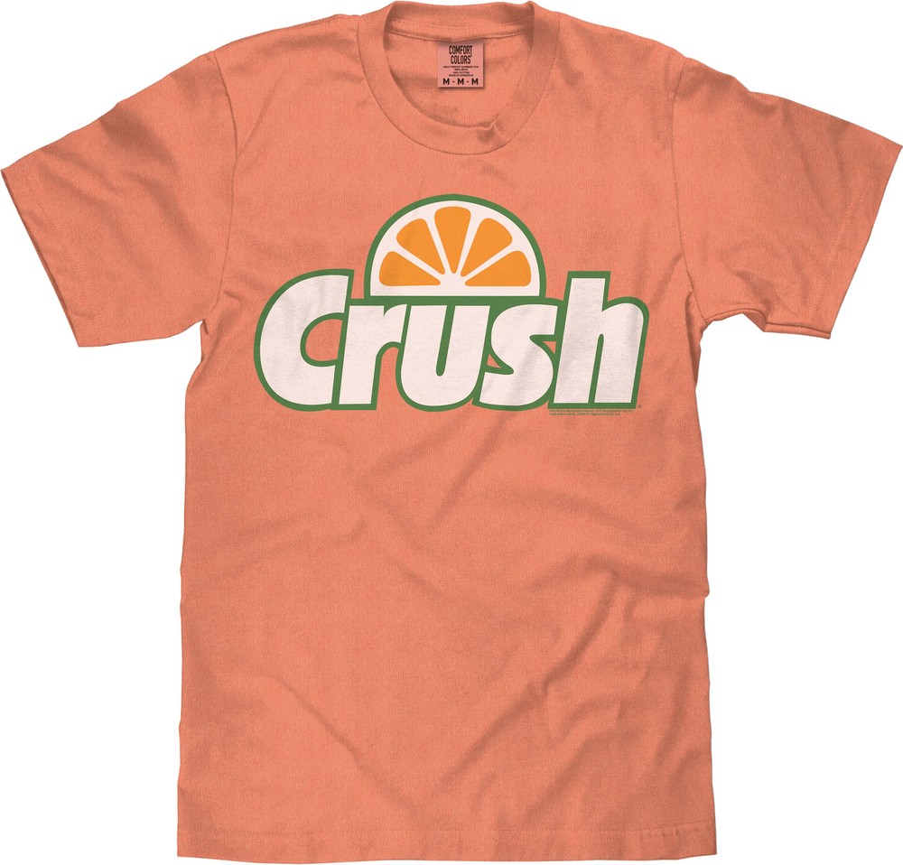 Tee Luv x Comfort Colors Orange Crush Logo Mens T Shirt Melon