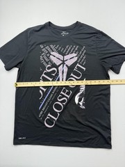 Nike Shirt Mens XL Black Kobe Bryant Close Out Graphic Dri-Fit Tee Basketball