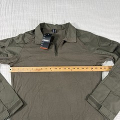NEW Tacvasen Tactical Shirt Mens Medium Brown Rip Stop Hiking Hunting Combat