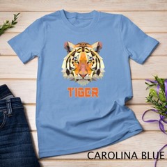 Cool Geometric Bengal Indian Tiger Face Sweatshirt Cat Gift Unisex T-shirt