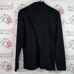 Callaway shirt turtleneck logo white front Men’s Long Sleeve Black Tee