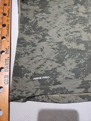 Nike Pro Shirt Mens L Green Digital Camouflage Dri Fit Performance Active Tee
