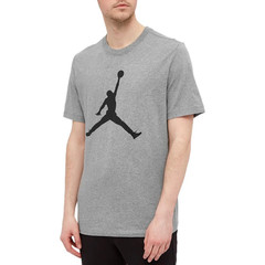Nike Air Jordan Jumpman Logo Mens T-Shirt Grey Multi Size Casual Sportswear Top