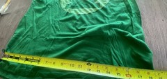DC Comics Green Lantern Men’s XL Logo T-Shirt Kelly Green Distressed Graphic