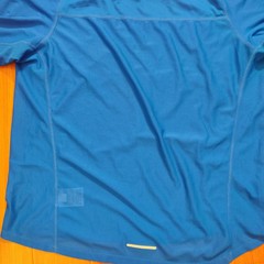 Mens Nike Dri-Fit UV Miler Reflective Running Shirt sz.XL Blue NWT Breathable