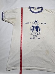 Vintage 1970s Sigma Chi Derby Days Russell Athletic 1979 Ringer Style Tshirt