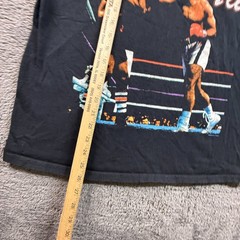 Muhammad Ali Thrilla In Manila Boxing Shirt Vs Joe Frazier Adult L Black Tee