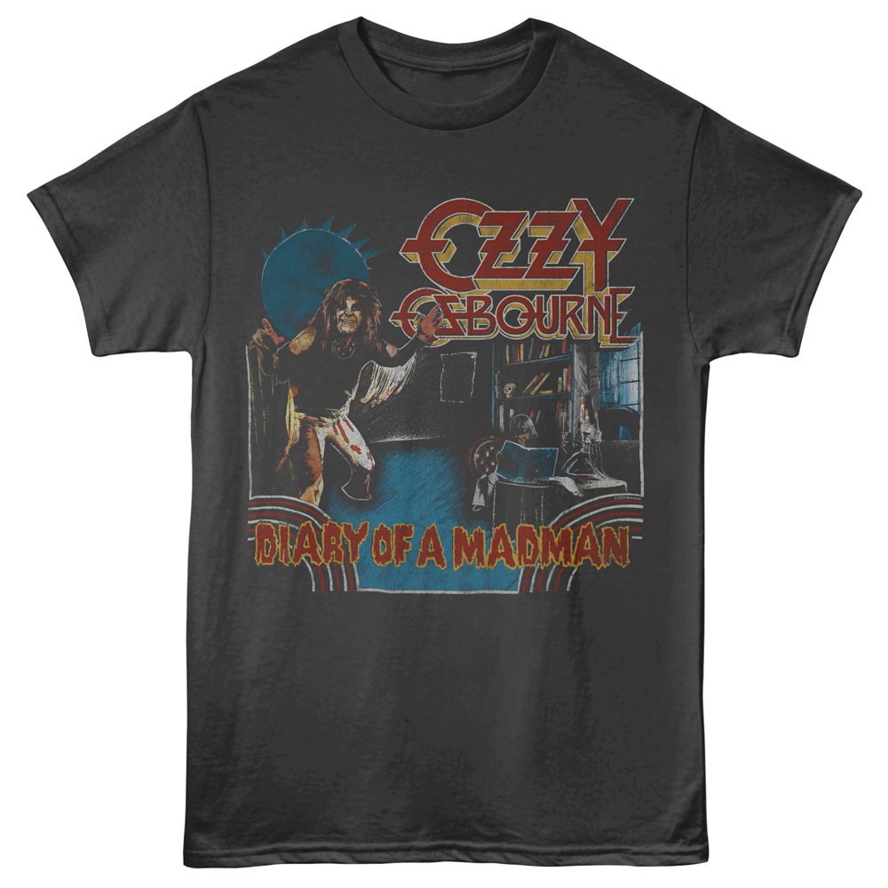 Ozzy Osbourne Diary Of A Madman Men’s T Shirt Rock Band Music Merch