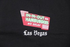 Las Vegas IN-N-OUT Burger T-Shirt Black or White 2023 QUALITY-N-SPEED Mult Sizes