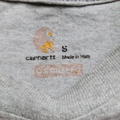 Carhartt Light Gray Work Casual T-Shirt w/ Pocket, Original Fit Size Small