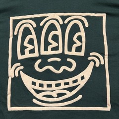 Keith Haring Three-Eyes Artwork T-Shirt Size Large